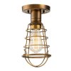 Industriální světlo na strop MIXON antická mosaz