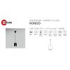 Moderní svítidlo nad stůl RONDO RNDNEP-1511040