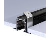 Podhledová kolejnice pro lištový systém osvětlení 2m černá
