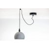 Závěsné světlo pavouk TESTER-1LP BETON