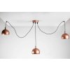 Měděný lustr pavouk TESTER-3LP-3Copper