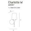 Nástěnné svítidlo Maxlight - CHARLOTTE  W0067