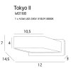 Nástěnné LED osvětlení MAXlight TOKYO W0168
