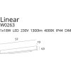 LED světlo do koupelny LINEAR W0263 DIMM