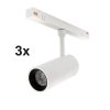 Kolejnicový systém osvětlení SET 2m - tři bílé bodovky