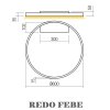 Kruhové stropní svítidlo Redo FEBE 01-2839/LED 37W