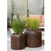 Plastový obal na květináč Ambienti 46 cm/corten