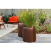 Plastový obal na květináč Ambienti 46 cm/corten