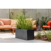 Designový obal na květináče LONG SLIM/antracit/80 cm