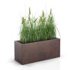 Designový obal na květináče LONG SLIM/corten/80 cm