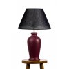 Stolní lampa keramika ERIS - bordó