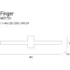 Nástěnné LED svítidlo s IP54 MAXlight FINGER W0155