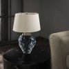Velká stolní lampa Elstead SAMARA-TL-BLU