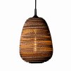 Závěsné kartonové světlo ORGANIC M/25 cm/1x E27