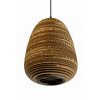 Závěsné kartonové světlo ORGANIC M/25 cm/1x E27