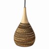 Papírový lustr Cardboard CONE XS WOOD/15 cm/1x E27