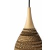 Papírový lustr Cardboard CONE XS WOOD/15 cm/1x E27