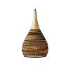 Papírový lustr Cardboard CONE XS WOOD/15 cm/1x E27