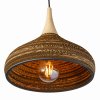 Papírový lustr Cardboard CONE M WOOD/31 cm/1x E27