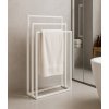 Stojan na ručníky TOWEL 3 bílý KS-26/85x60x20 cm