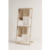 Žebřík na ručníky-béžová barva KS-49/115x50x30 cm