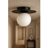 Černé stropní svítidlo koule ROBIN K-5437 1×G9