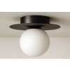 KČerné stropní svítidlo koule ROBIN K-5437 1×G9