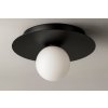 Černé stropní svítidlo koule ROBIN K-5438 1×G9