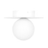 Bílé stropní svítidlo koule ROBIN K-5432 1×G9