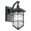 Venkovní nástěnná lampa Elstead ROYAL MARINE S 34 cm/1xE27 černá barva