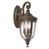 Venkovní nástěnné světlo Elstead English Bridle M/IP44 bronz