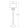 Stojací retro lampa Elstead GIBSON FL 3xE27 168 cm