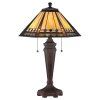Elstead ARDEN-TL vitrážová lampa 60 cm 2x60W