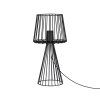 Černá stolní lampa z drátu Kaja SOUL BLACK 42 cm 1xE27