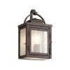 Venkovní lucerna Elstead CARLSON S IP44 1xE27 hnědá barva 28 cm
