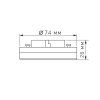 LED žárovka Videx GX53 8W 730LM 3000K