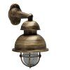 Mosazná lampa na fasádu SAILOR A 1xE27 antická mosaz