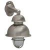 Mosazná lampa na fasádu SAILOR A 1xE27 matný nikl IP64