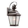 Venkovní vintage lucerna Elstead MOUNT VERNON M 43 cm starý bronz IP44 1xE27