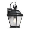 Venkovní nástěnná lucerna Elstead MOUNT VERNON L 50 cm černá barva IP44 1xE27