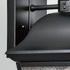 Venkovní lucerna na stěnu Elstead MOUNT VERNON M 43 cm černá barva IP44 1xE27