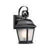 Venkovní vintage lucerna Elstead MOUNT VERNON S 32 cm černá barva IP44 1xE27