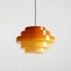 Artera FILO Honey designový lustr 36 cm medová barva 1xE27