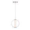 Designový lustr koule Eurofase Atomo Chrom LED 9W 3000K