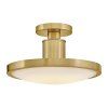 Stropní LED světlo Elstead Kieran 32W mosaz 36 cm