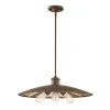 Retro lustr Elstead Urban Renewal 3xE27 Bronz