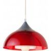 Moderní červený lustr COLINE 06-032