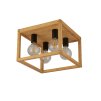 Dřevěné stropní svítidlo SQUARE 54742-4NA