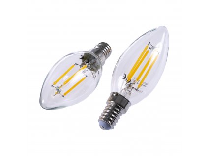 LED žárovka E14 C35 4W FILAMENT