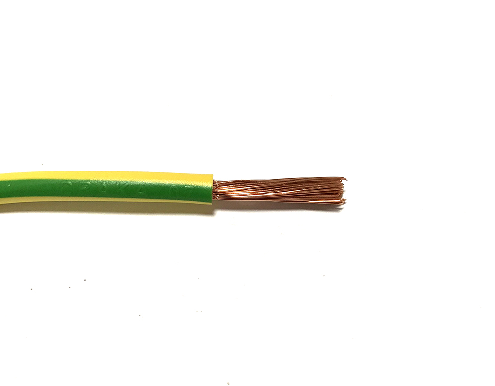 Kabel H07V-K 4 (CYA 4) Zelenožlutá